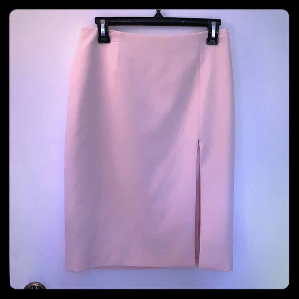 Pastel pink pencil skirt whit house black market